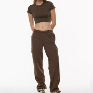 Aritzia Tna Cozy Fleece Mega Cargo Sweatpant